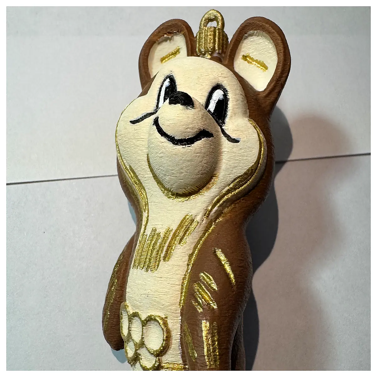 Soviet Olympic Bear Christmas Ornament Festive Decoration Holiday Gift Christmas Decor Accessory