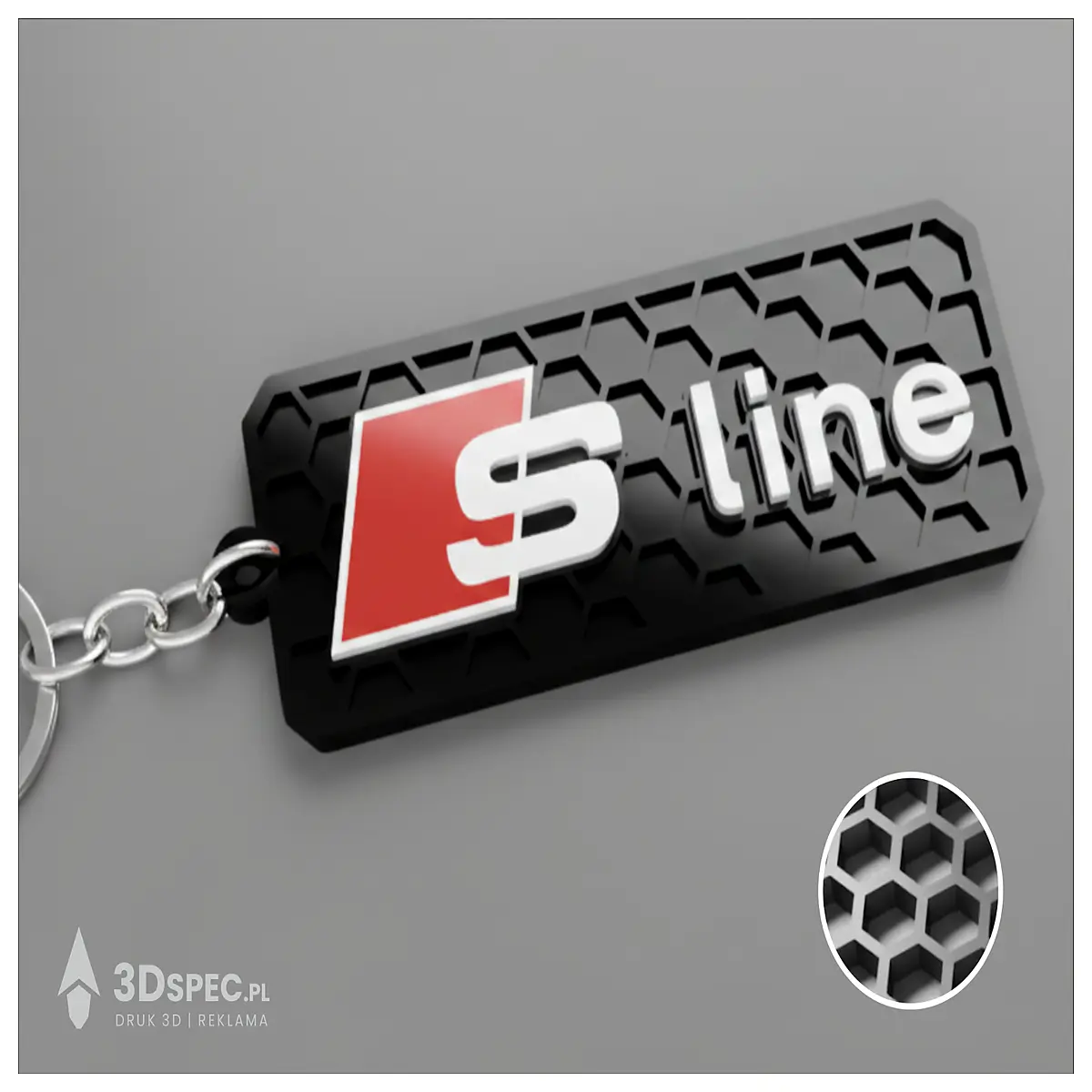 S Line Keychain Car Decoration Keyring Accessory S Line Memorial Car Enthusiast Gift