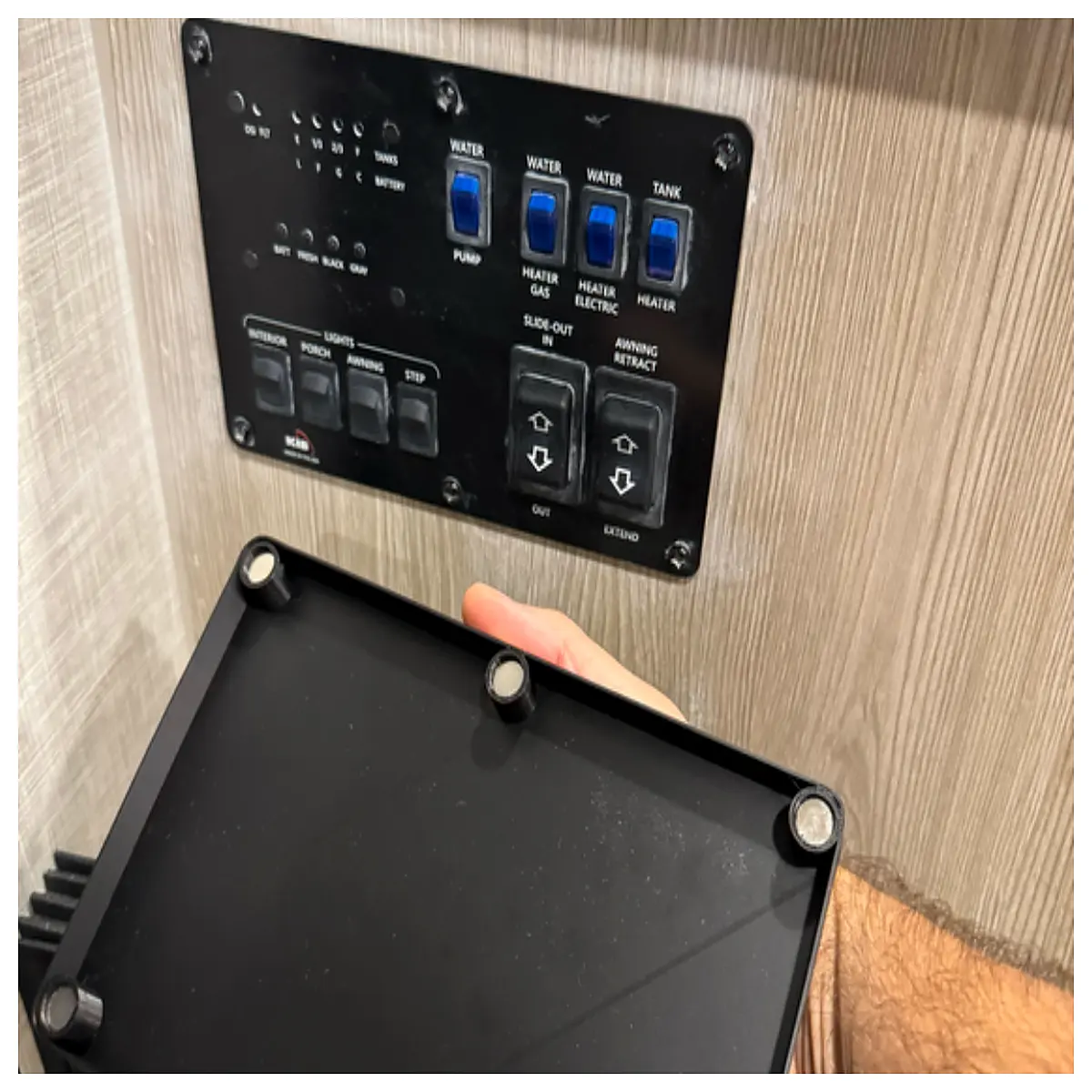 RV Dashboard Cover Protection Cover Car Interior Accessories Decorative Overlay Vehicle Control Panel Shade Auto Parts