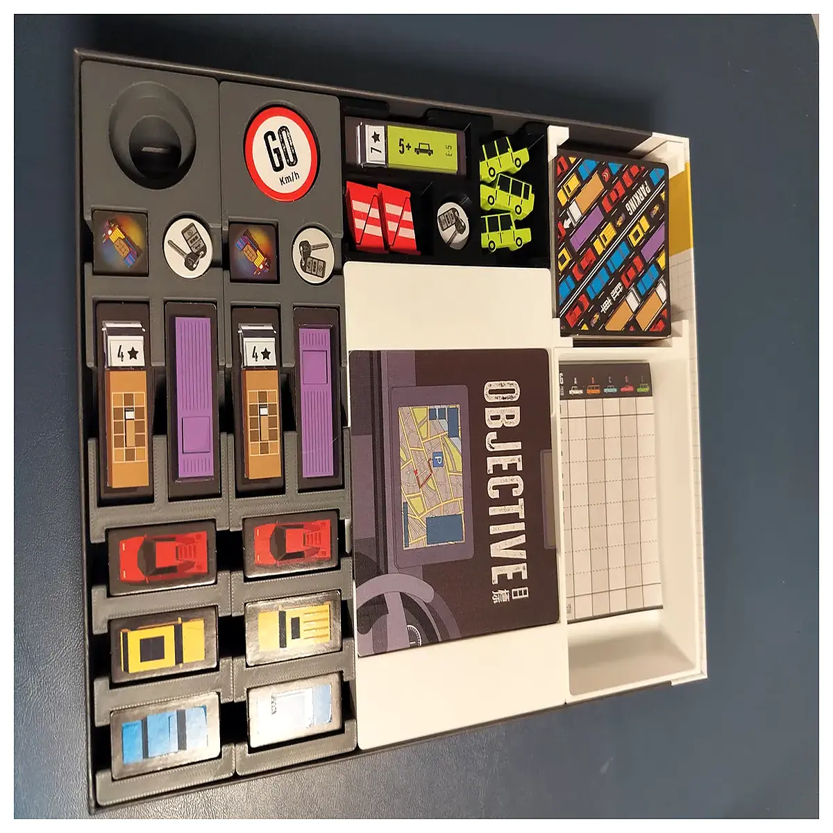 Overparked Game Storage Box Board Game Organizer Game Accessories Tabletop Game Storage Collectible Game Case