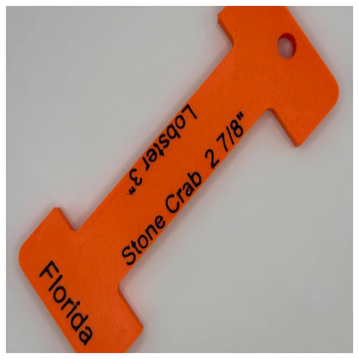 lobster crab gauge ruler florida legal size tool for boat fishing