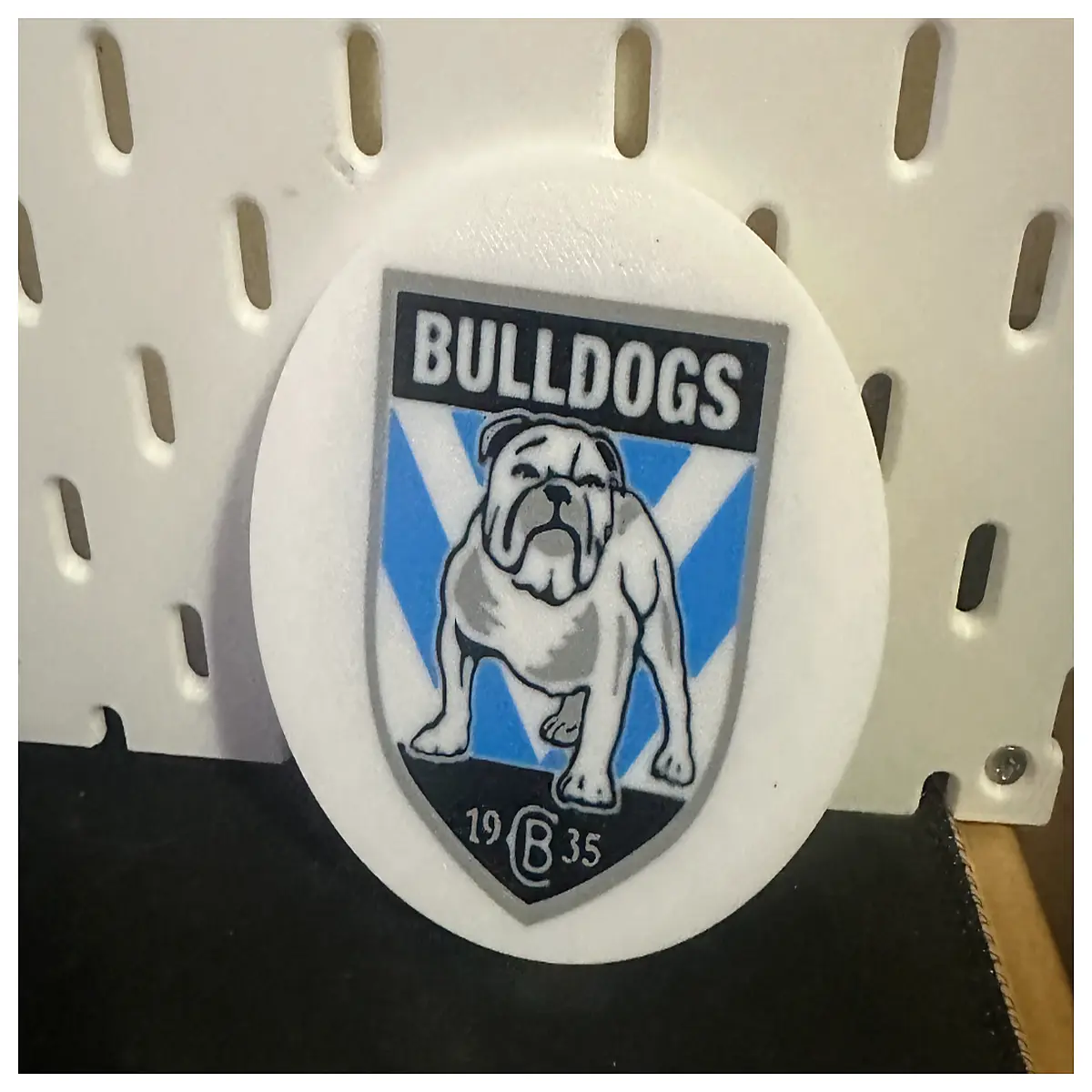 bulldogs coasters rugby league gift team drink mat