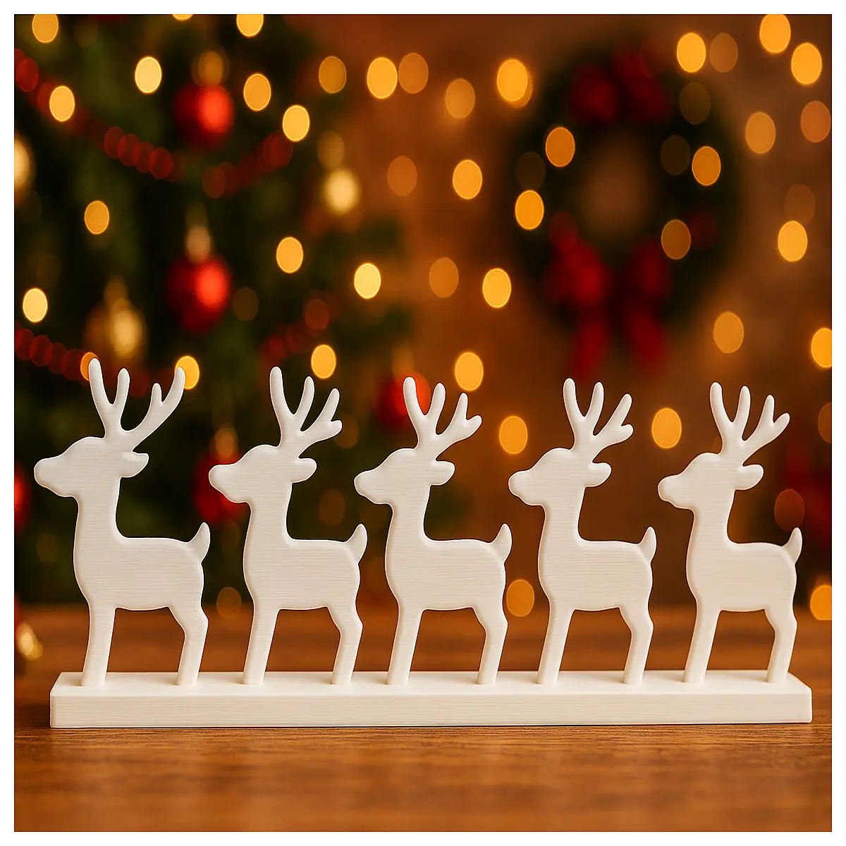 Reindeer Parade Toy Realistic Deer Model Christmas Kids Elk Horn Decoration Festive Figure