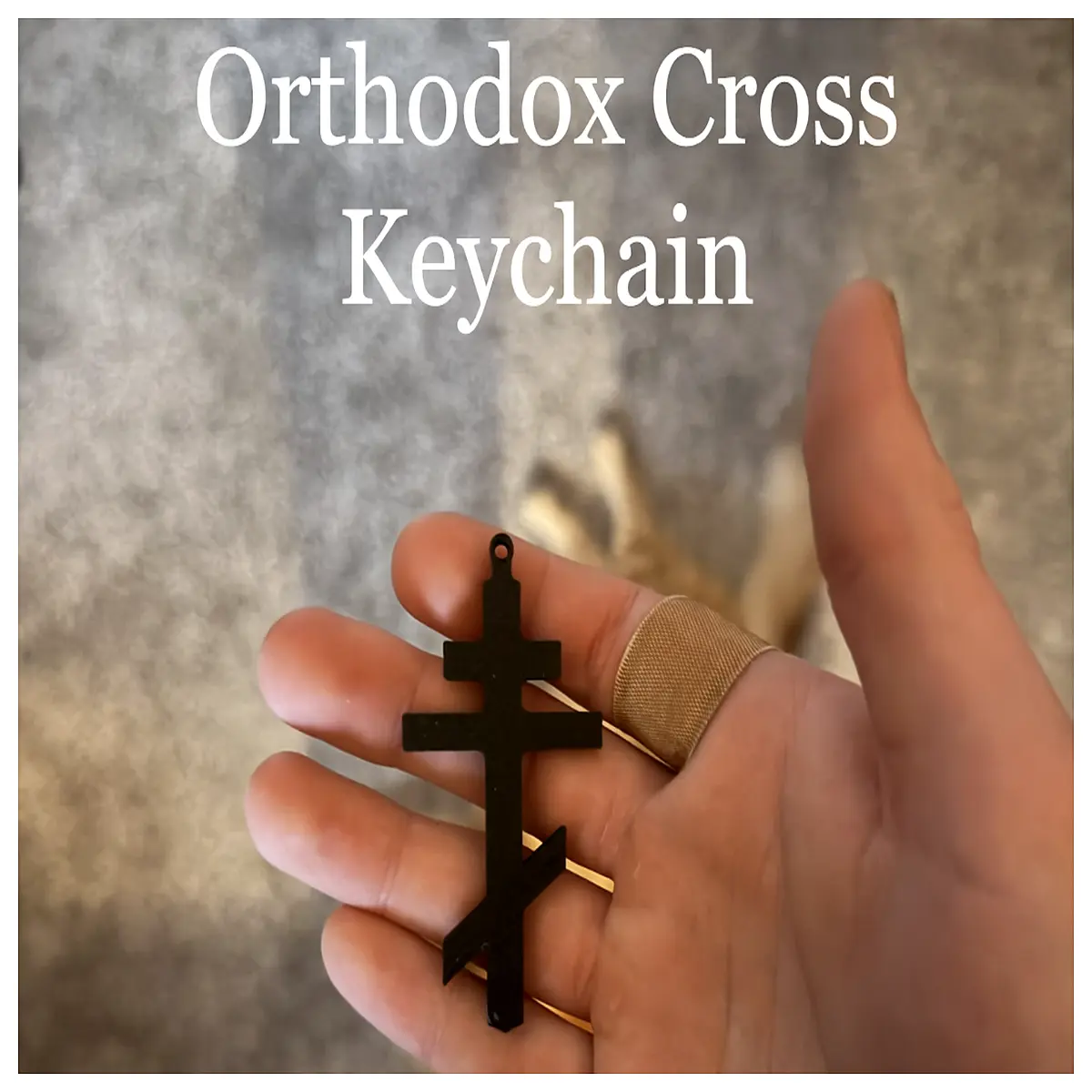 Orthodox Cross Keychain Religious Faith Memorial Christian Cross Pendant Religious Cross Jewelry Christian Gift Bible Cross