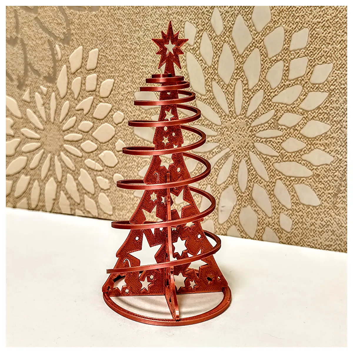 Christmas Tree Ornament Spiral Christmas Decoration Festive Decor Christmas Ribbon Christmas Accessories