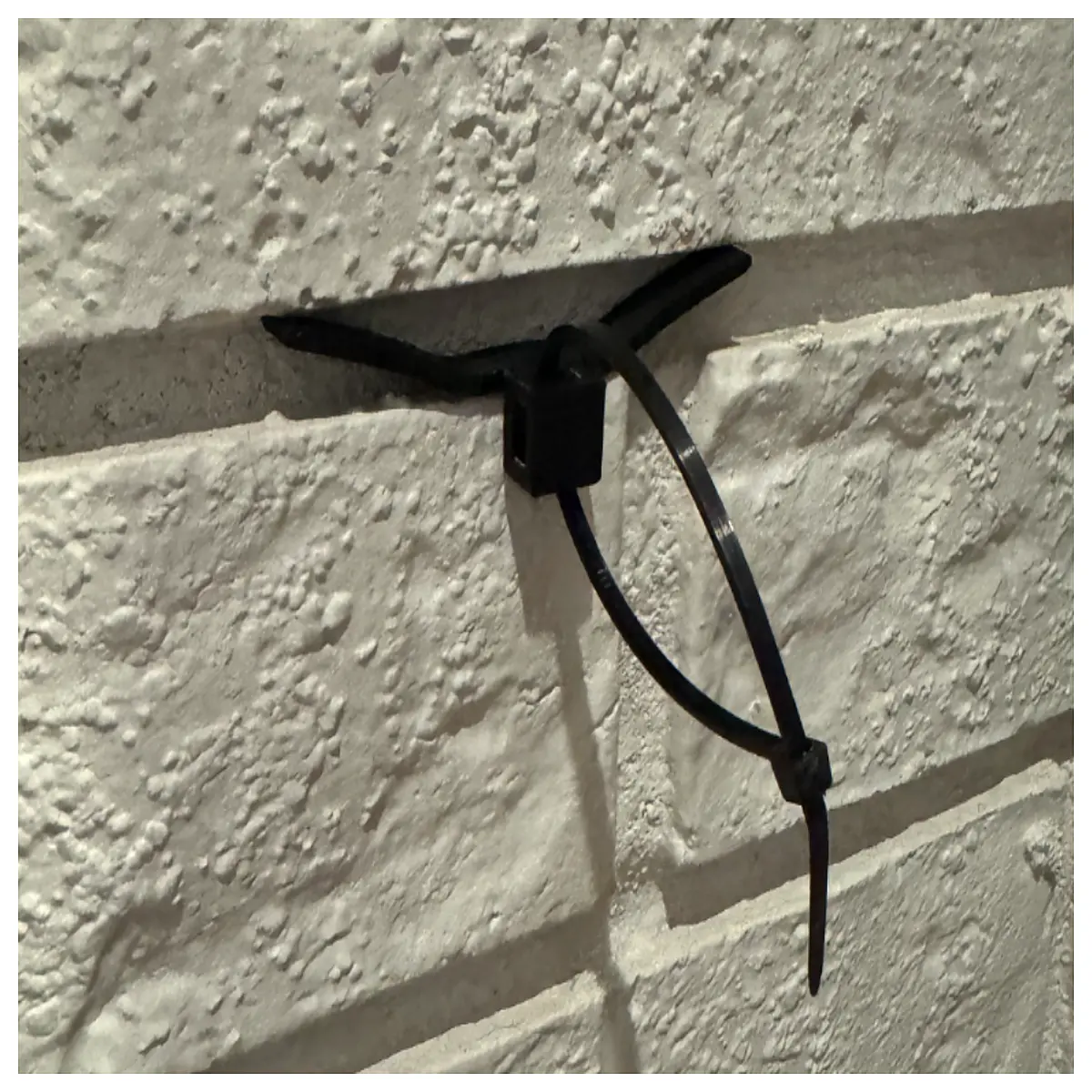 no drill screwless cable management clips for bricks wall mount organizer