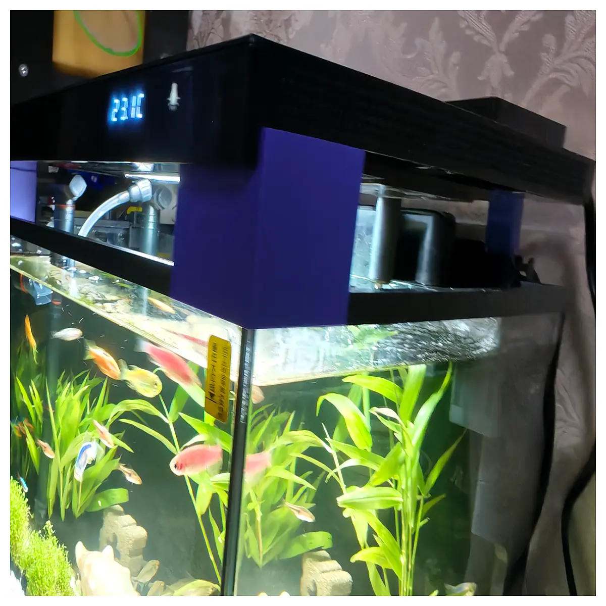 Morson Fish Tank Lid Extender Side Mount ed Fish Tank Cover Accessories Fish Tank Shade Decoration