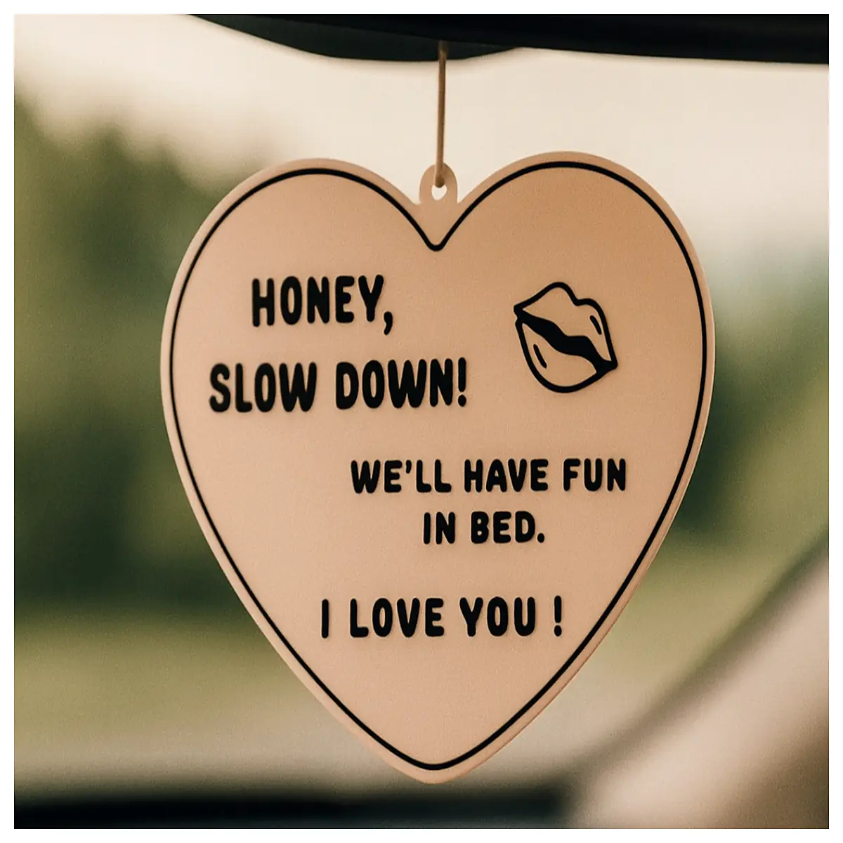 Couple Decor Romantic Mirror Ornament Love Gift Creative Home Decoration Wall Art Hanging Ornament Dear Slow Down