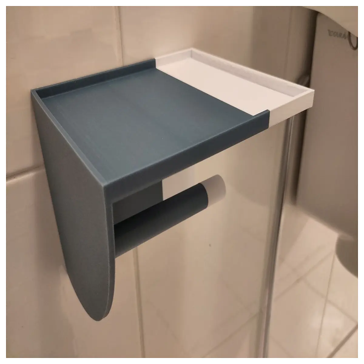 Toilet Paper Holder Stand Floor Standing Bathroom Paper Box Rack Wall Mounted Simple Kitchen Towel Holder Support Device Space Saving