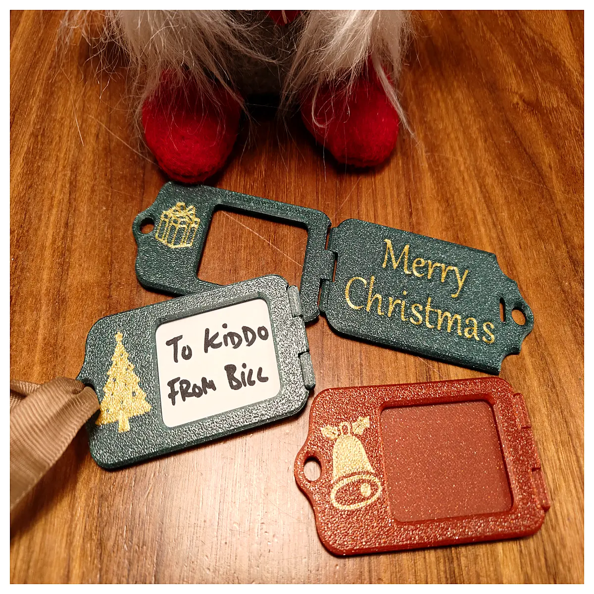 Reusable Christmas Card Sets Festive Decorations Party Gifts Christmas Cards New Year Cards Creative Cards