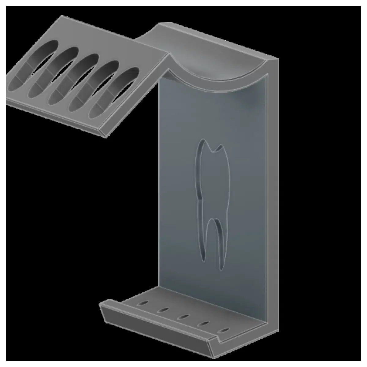 Toothbrush Holder Organizer Bathroom Shelf Toothpaste Stand Wall Mounted Toothbrush Storage Box Home Living