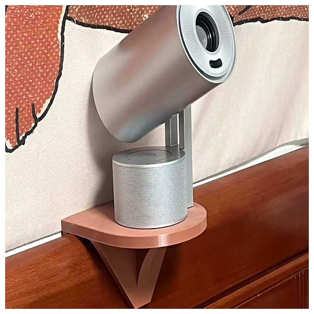 ceiling mount projector bracket for bedroom bed headboard adjustable arm