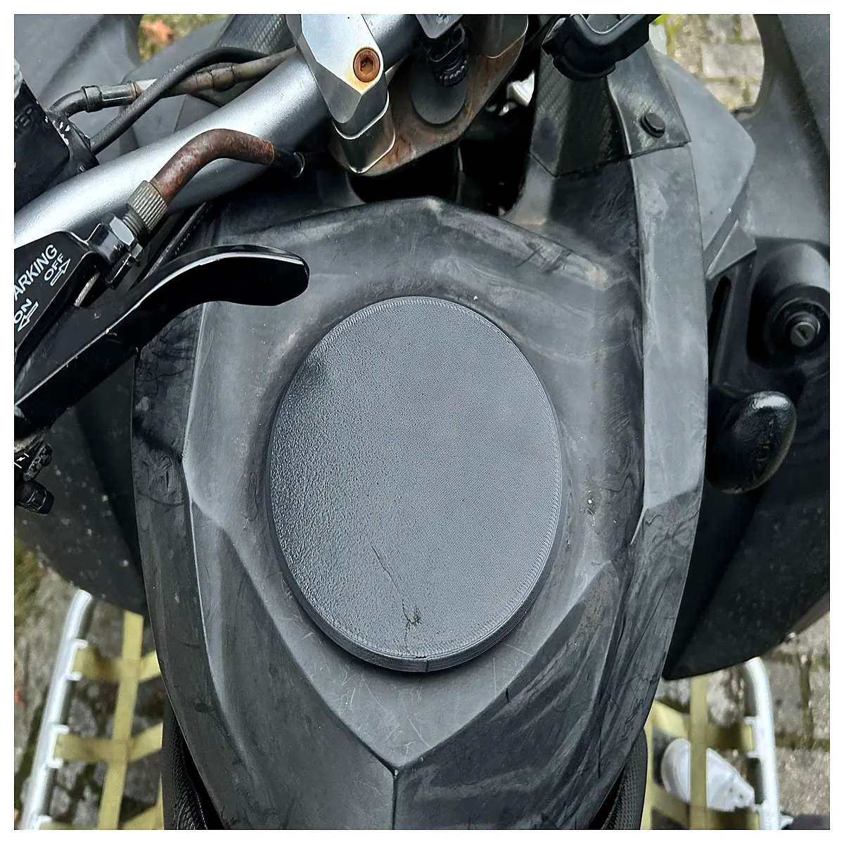 atv gas cap fuel tank cover replacement universal off road quad dirt bike locking seal