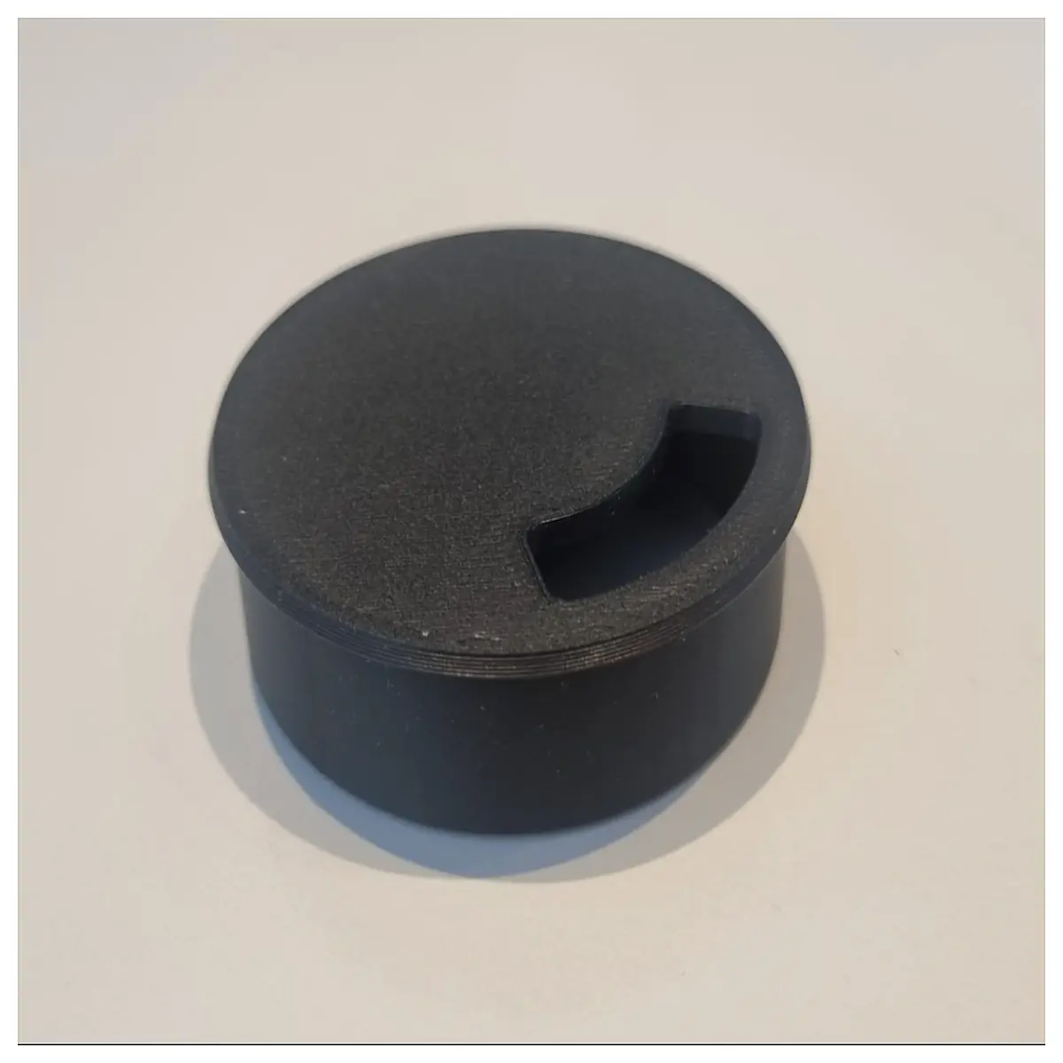 desk cable grommet 64mm round hole cover for monitor pc computer wire management organizer pass through