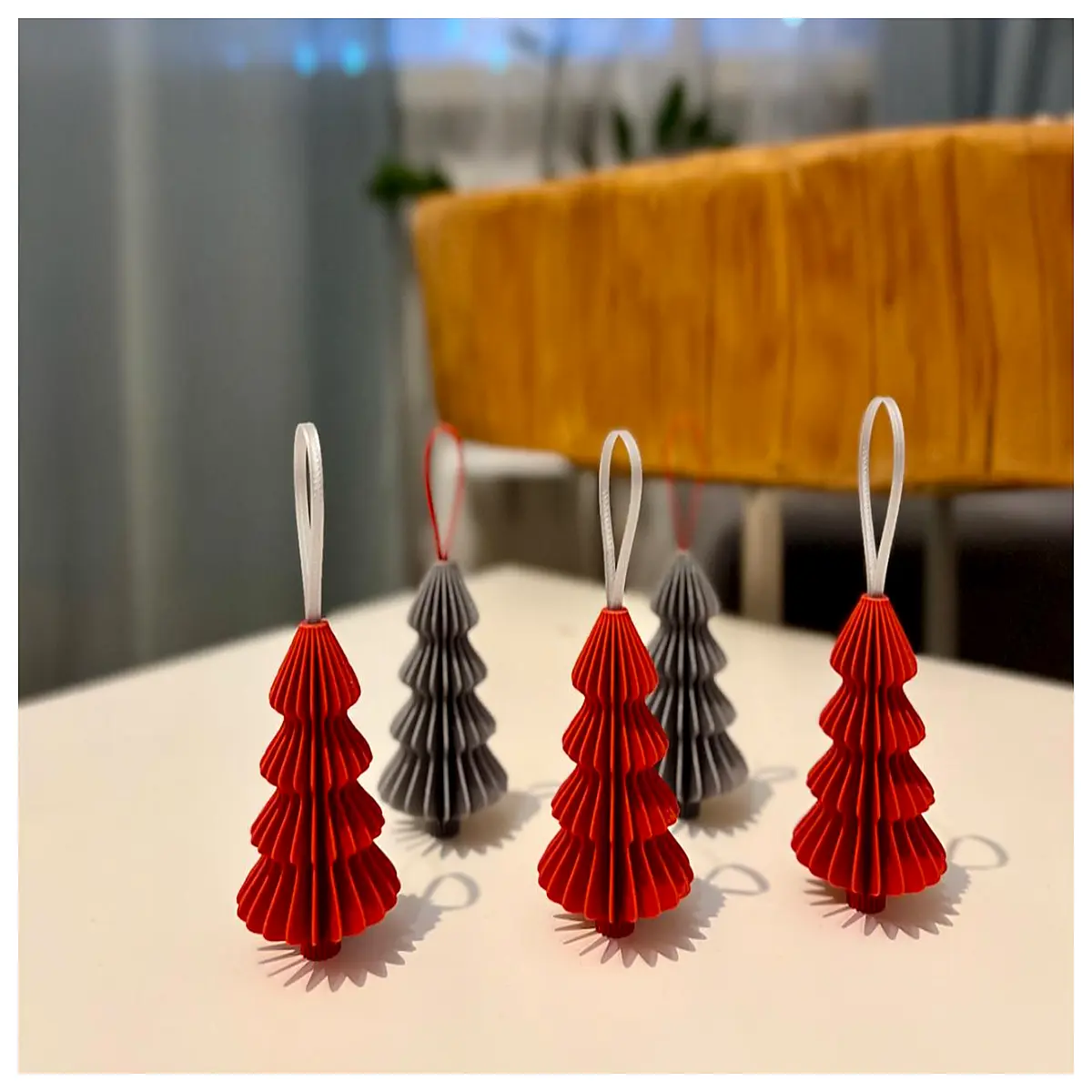 minimalist christmas tree decoration small desk ornament modern holiday decor