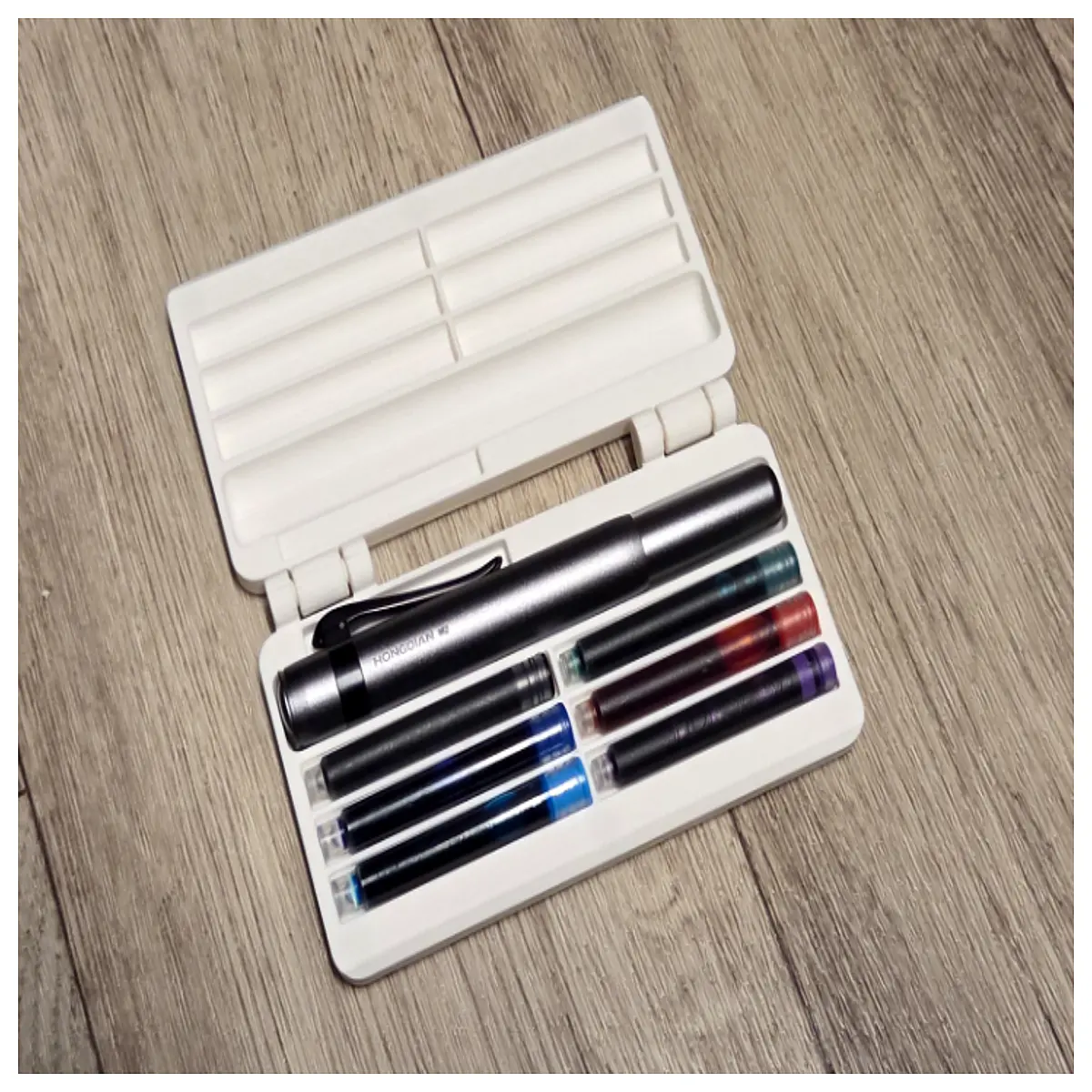 hongdian m2 mini fountain pen replacement case travel protective box organizer storage