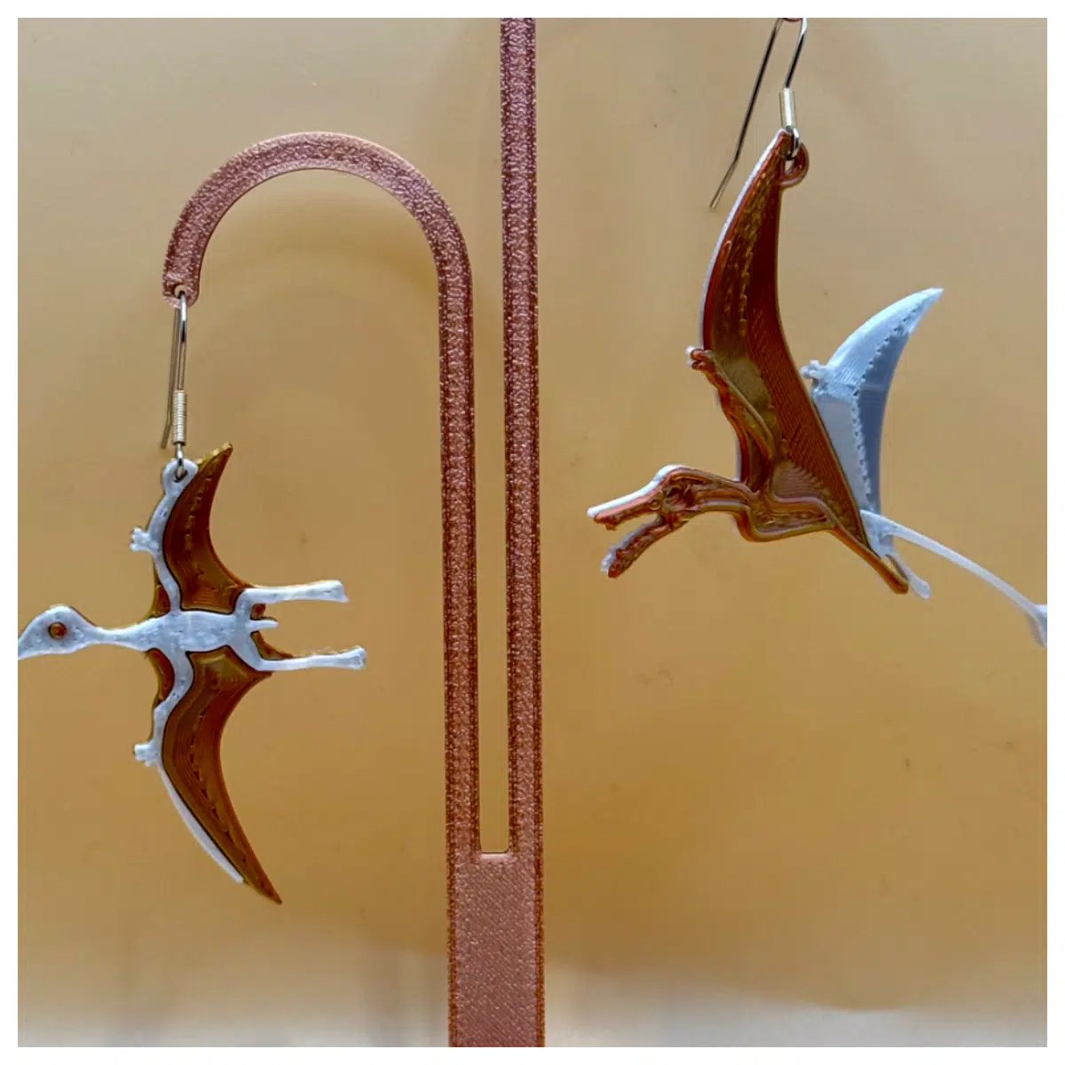Pterodactyl Earrings Women s Style Dinosaur Earring Fierce Girl Girlfriend Earring Jewelry Accessories