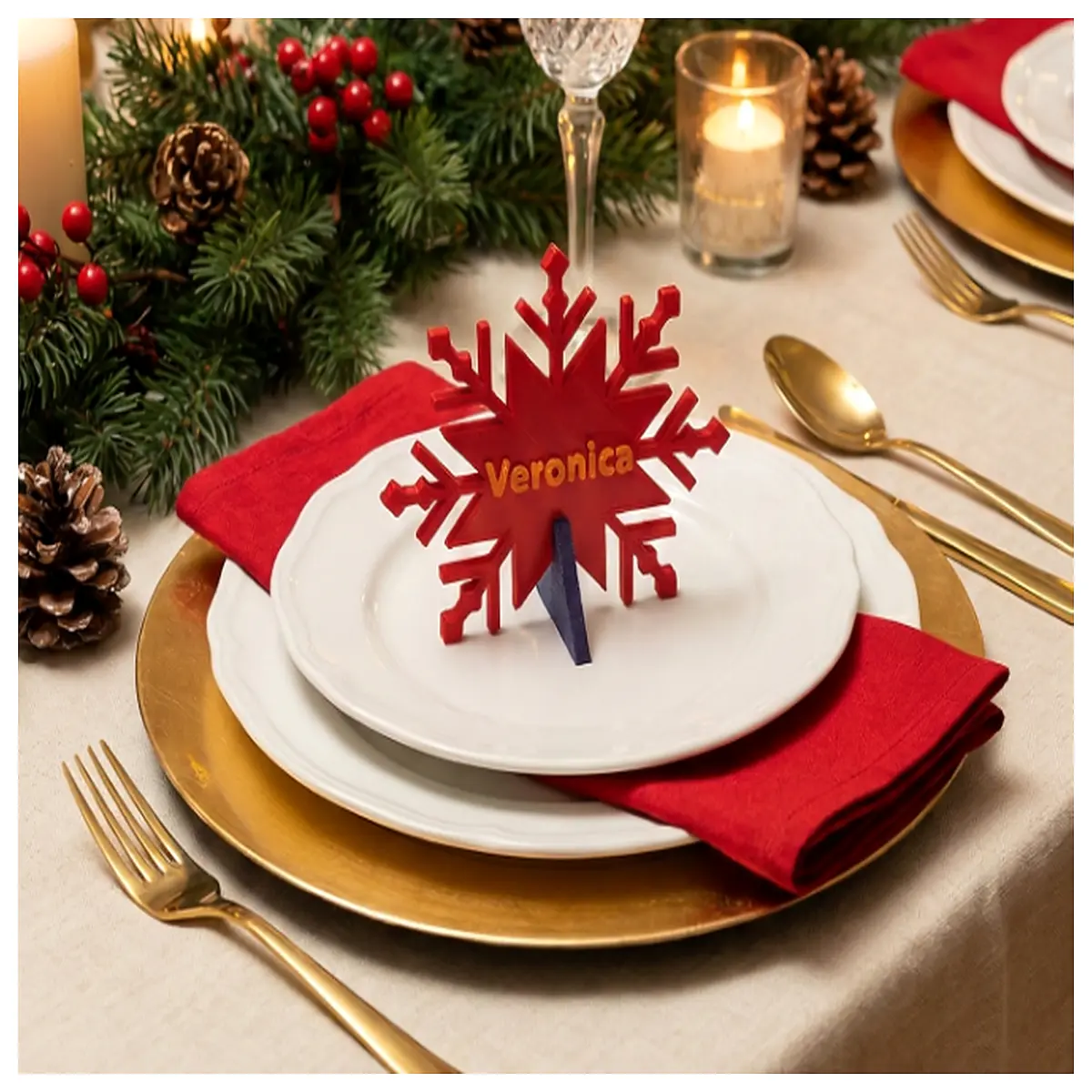 Snowflake Dining Card Christmas Party Coupons Get Festive Deals Christmas Event Dining Card Gift