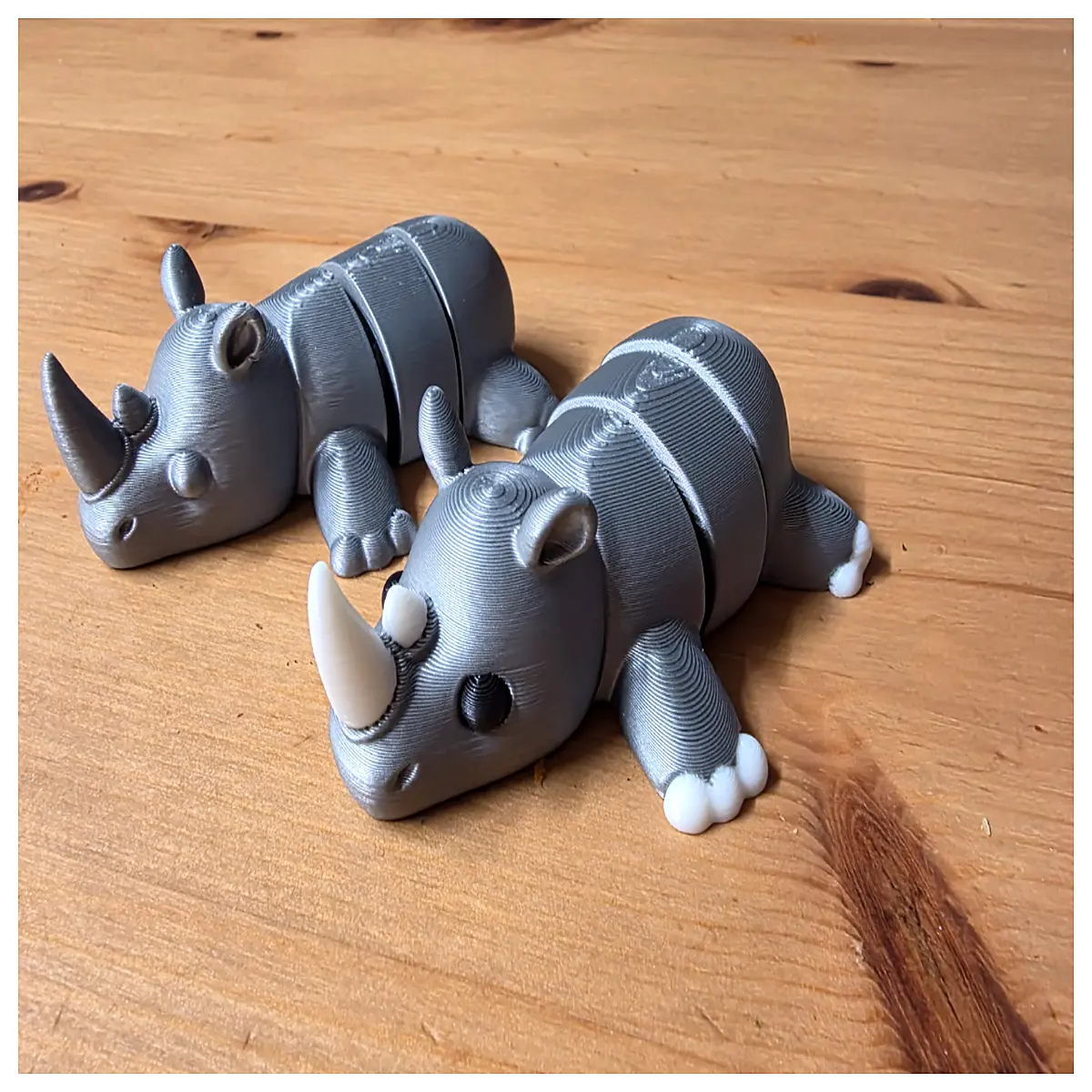Articulated Rhinoceros Model Animal Skeleton Model Educational Toy Science Experiment Realistic Rhino Bones Accessories
