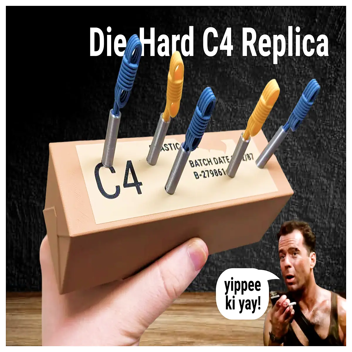 C4 Prop Bourne Identity Toy Model Roleplay Props Scene Accessories Realistic Simulation