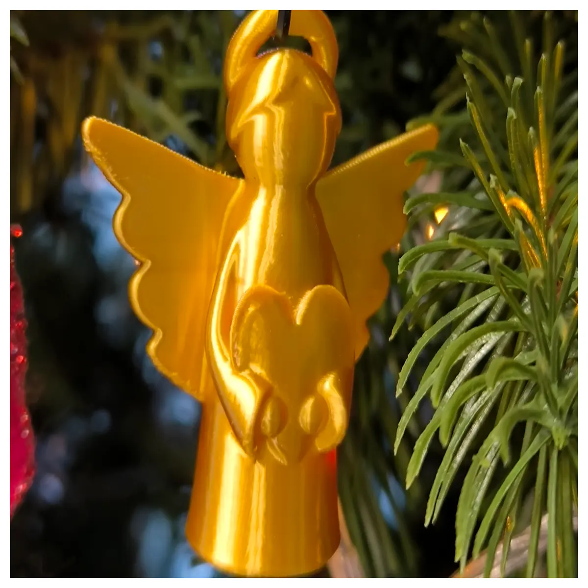 cute angel christmas ornament hanging decoration for tree wreath gift