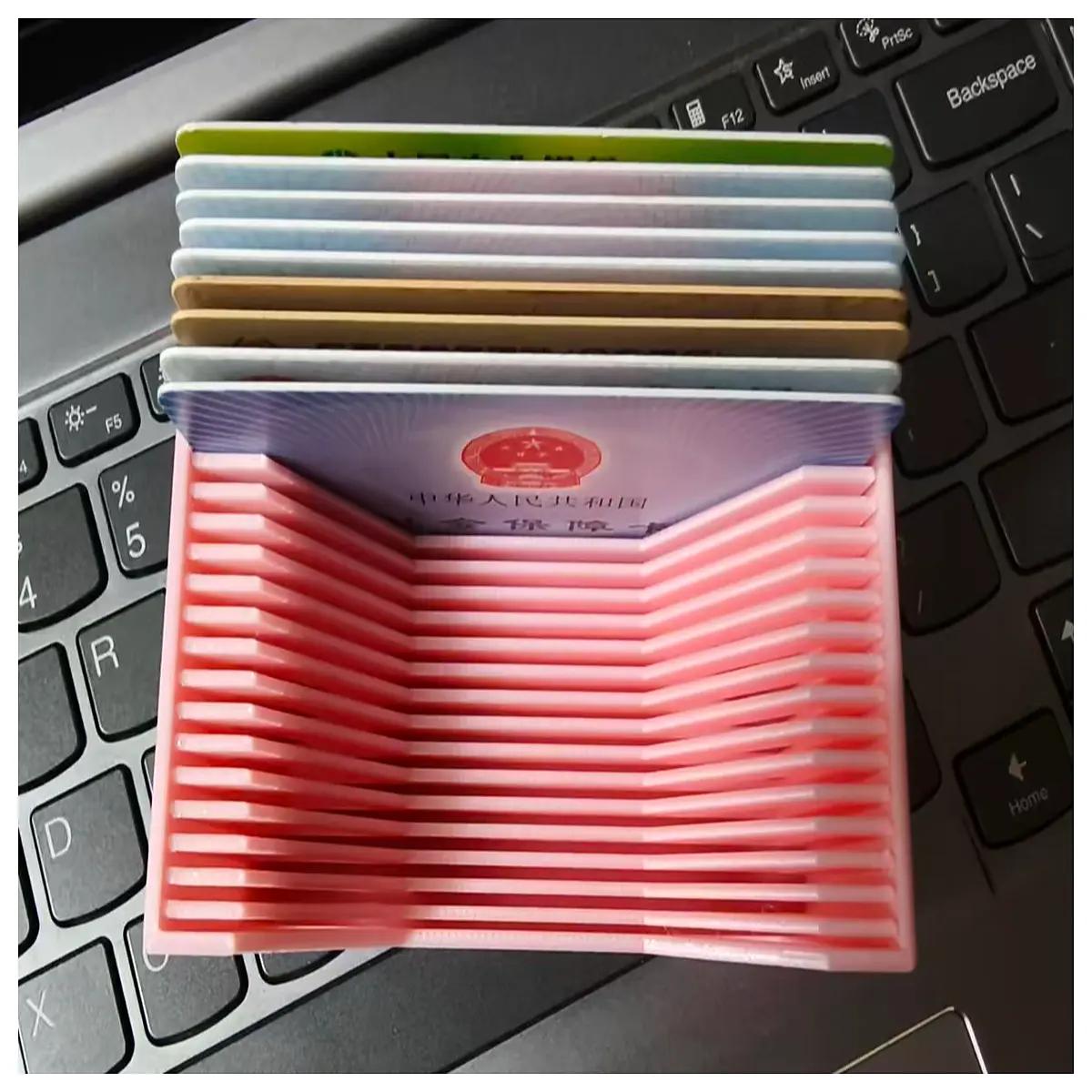 ID Card Holder Organizer ID Storage Box Document Organizer Personal Information Protection Card Collection Case Passport Accessories
