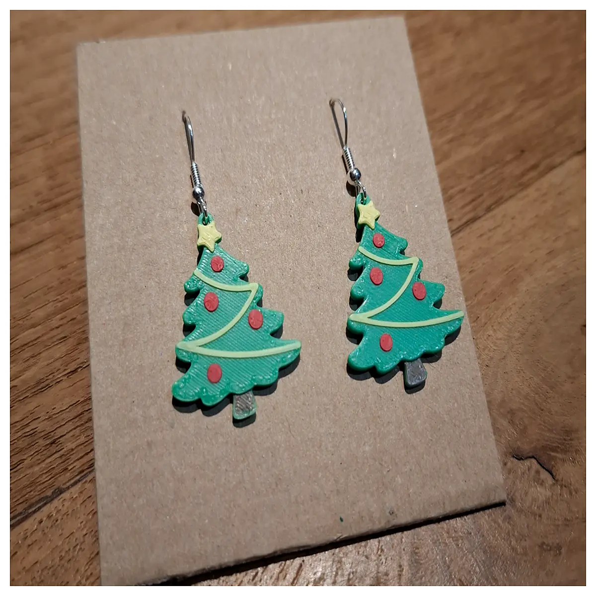 Christmas Tree Earrings Festive Jewelry Holiday Earrings Christmas Ornament Accessories Christmas Gift Decorations