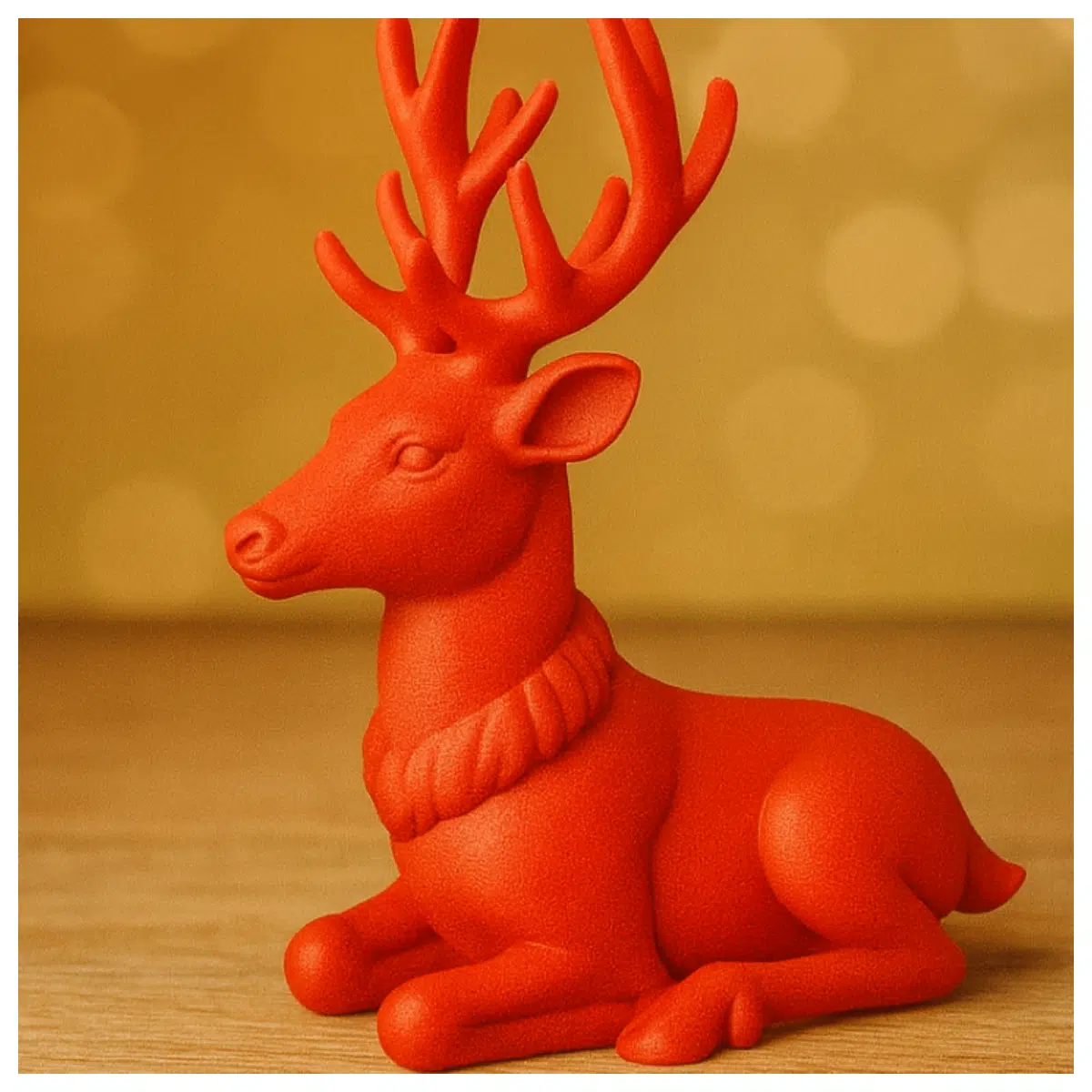 plush lying reindeer toy for bed decor soft stuffed animal kids winter holiday home accent piece