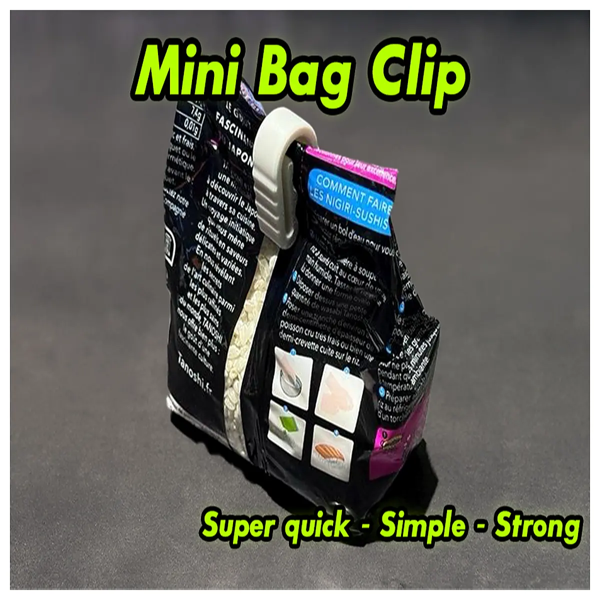 duty mini bag clips for food storage reusable plastic sealers for chips bags kitchen organization tools
