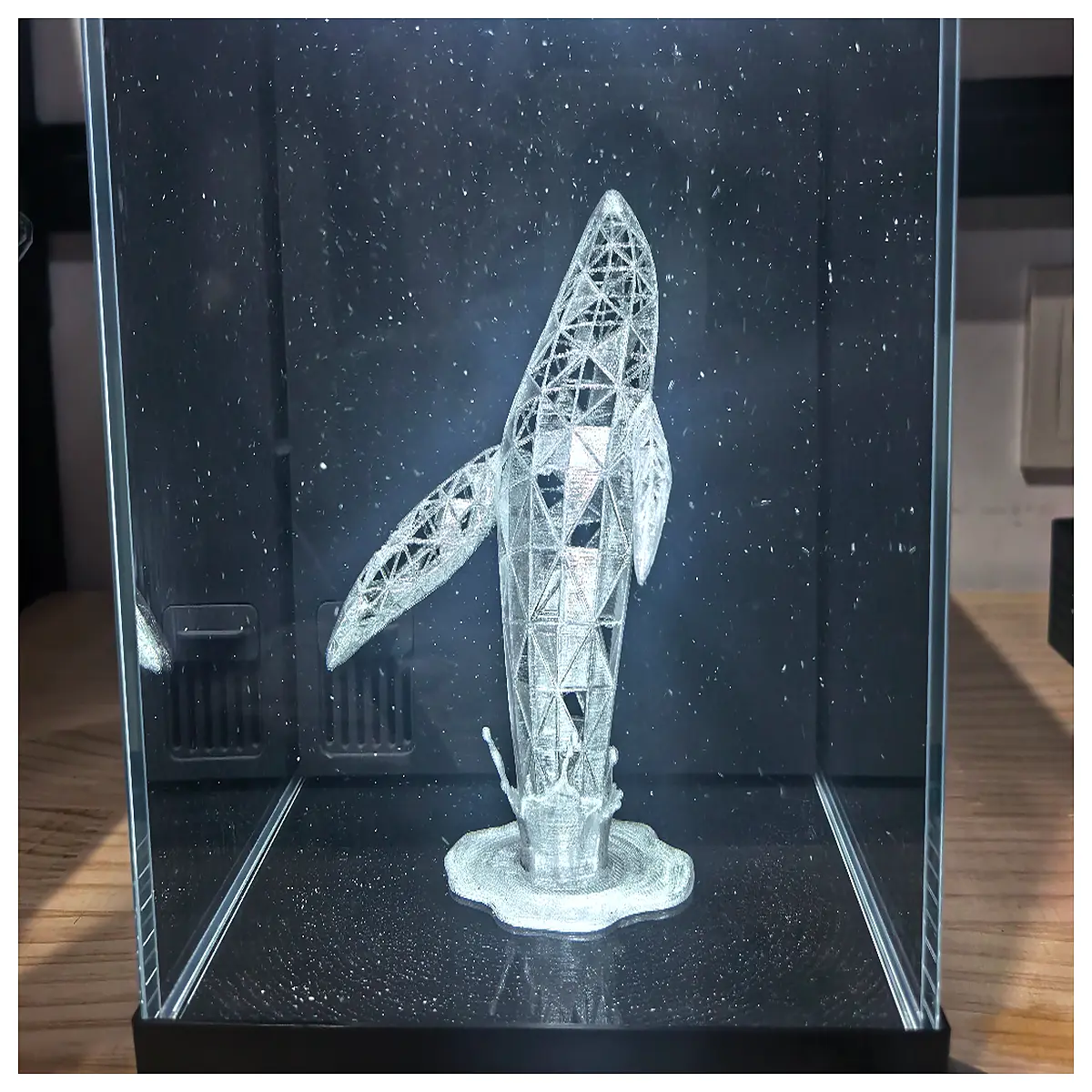 Carved Whale Aquarium Decoration Creative Water Feature Floating Whale Hideaway House for Fish Aquarium Accessories Fish Tank Ornament