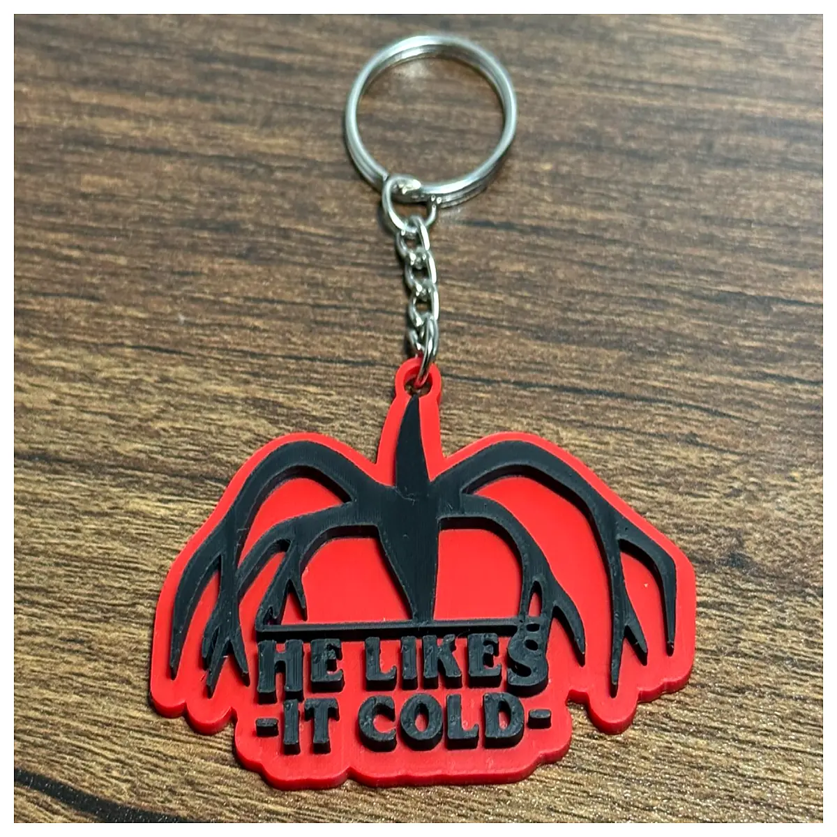 mind flayer keychain cool dnd players nerds geeky horror pendant bag charm