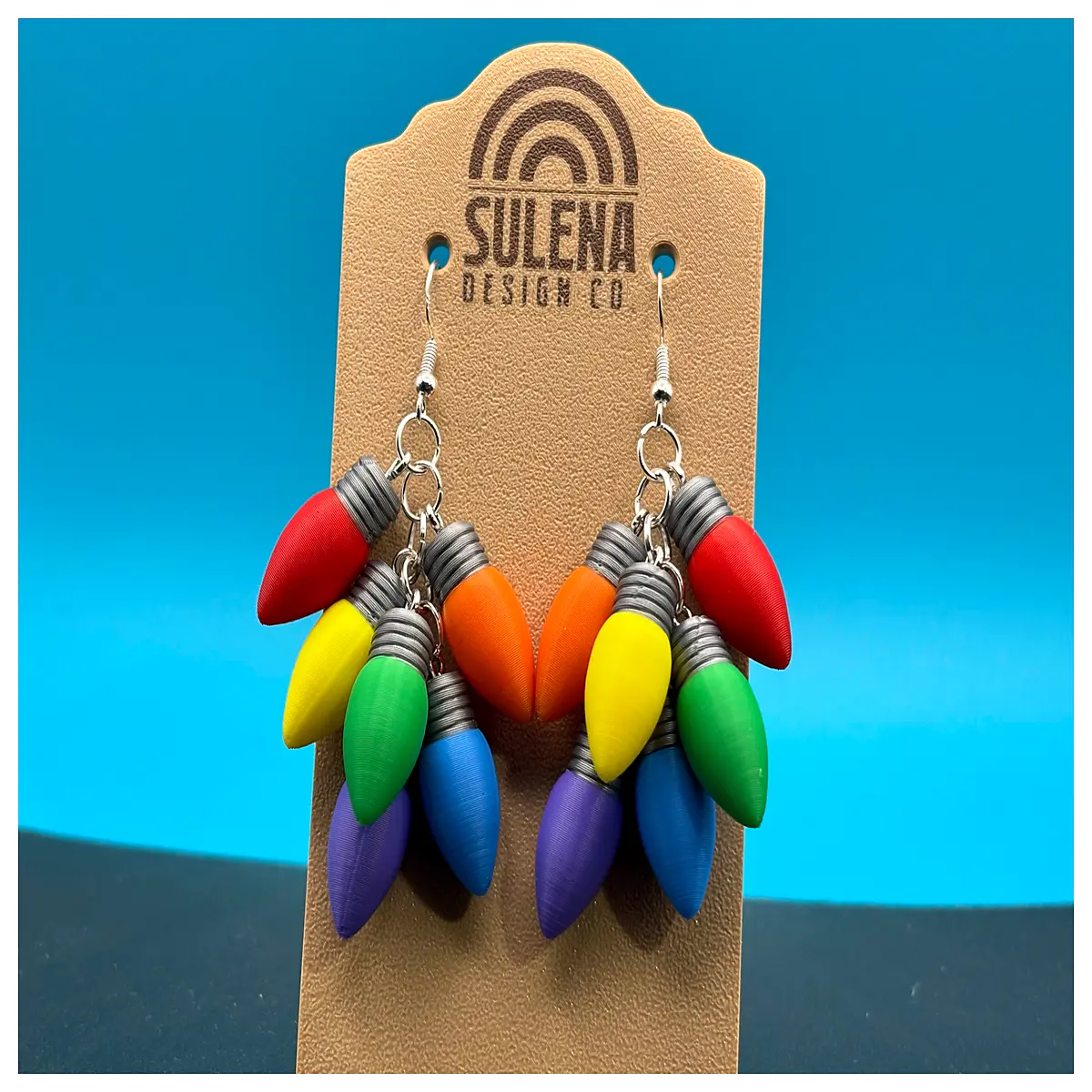 Christmas Lights Tassel Earrings Women s Festive Decoration Tassel Earrings Party Accessories Holiday Gift