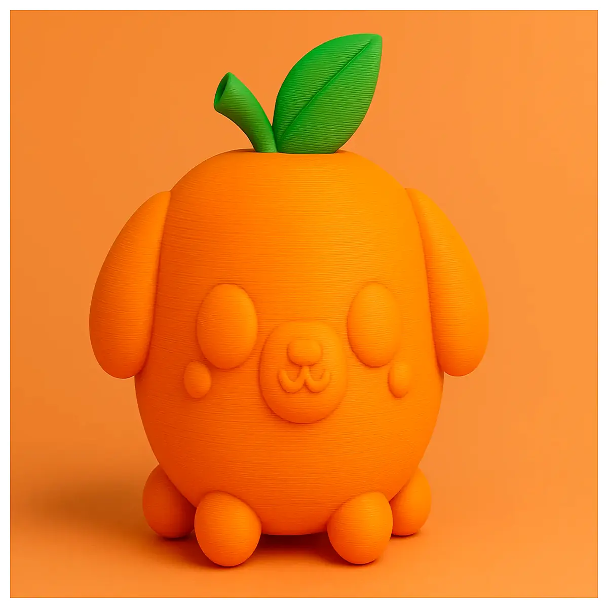 Peach Puppy Figurine Pet Decoration Desk Ornament Creative Friends Family Cute Plush Toy