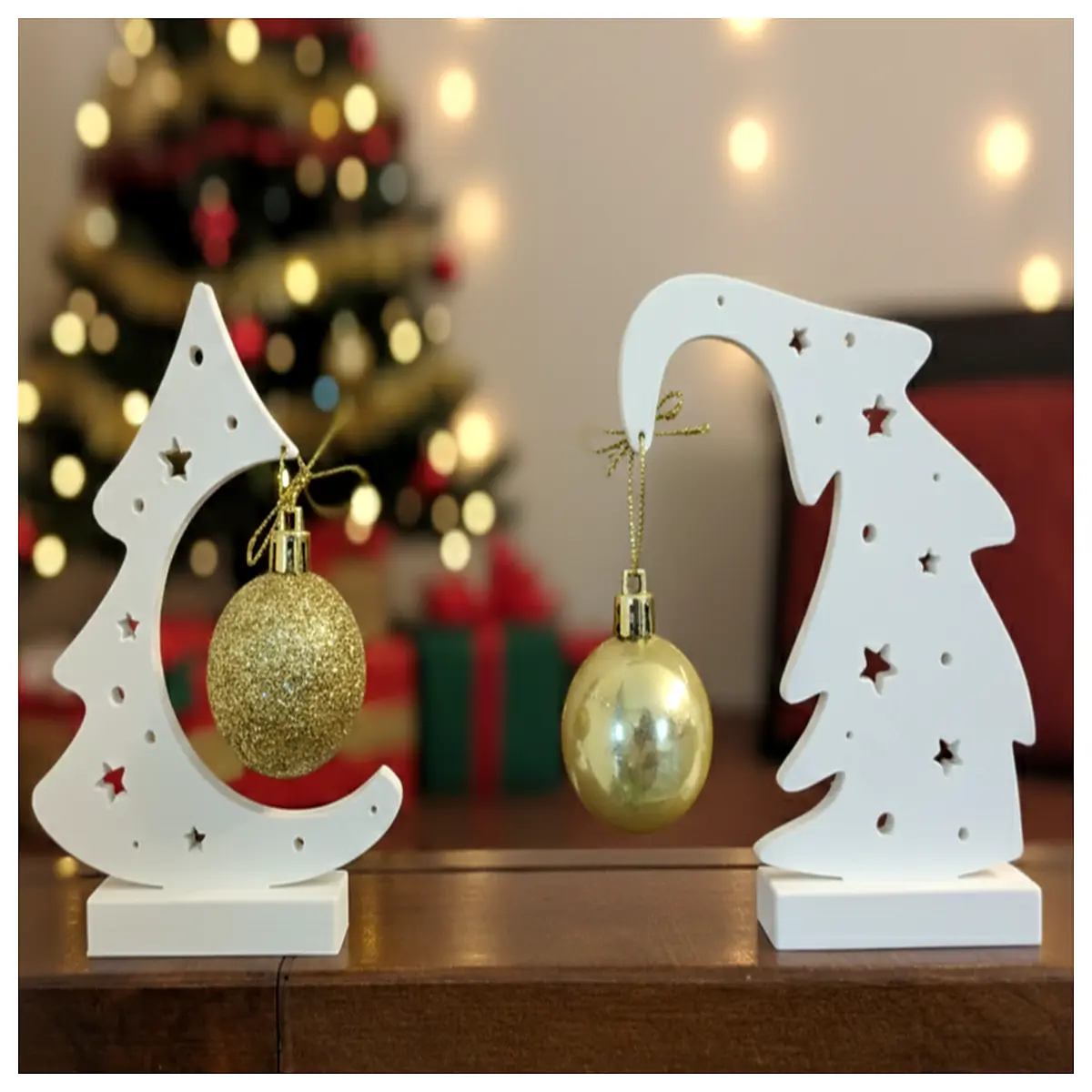 whimsical mini christmas tree for desk quirky festive ornament cute holiday decor for office workspace small xmas table centerpiece