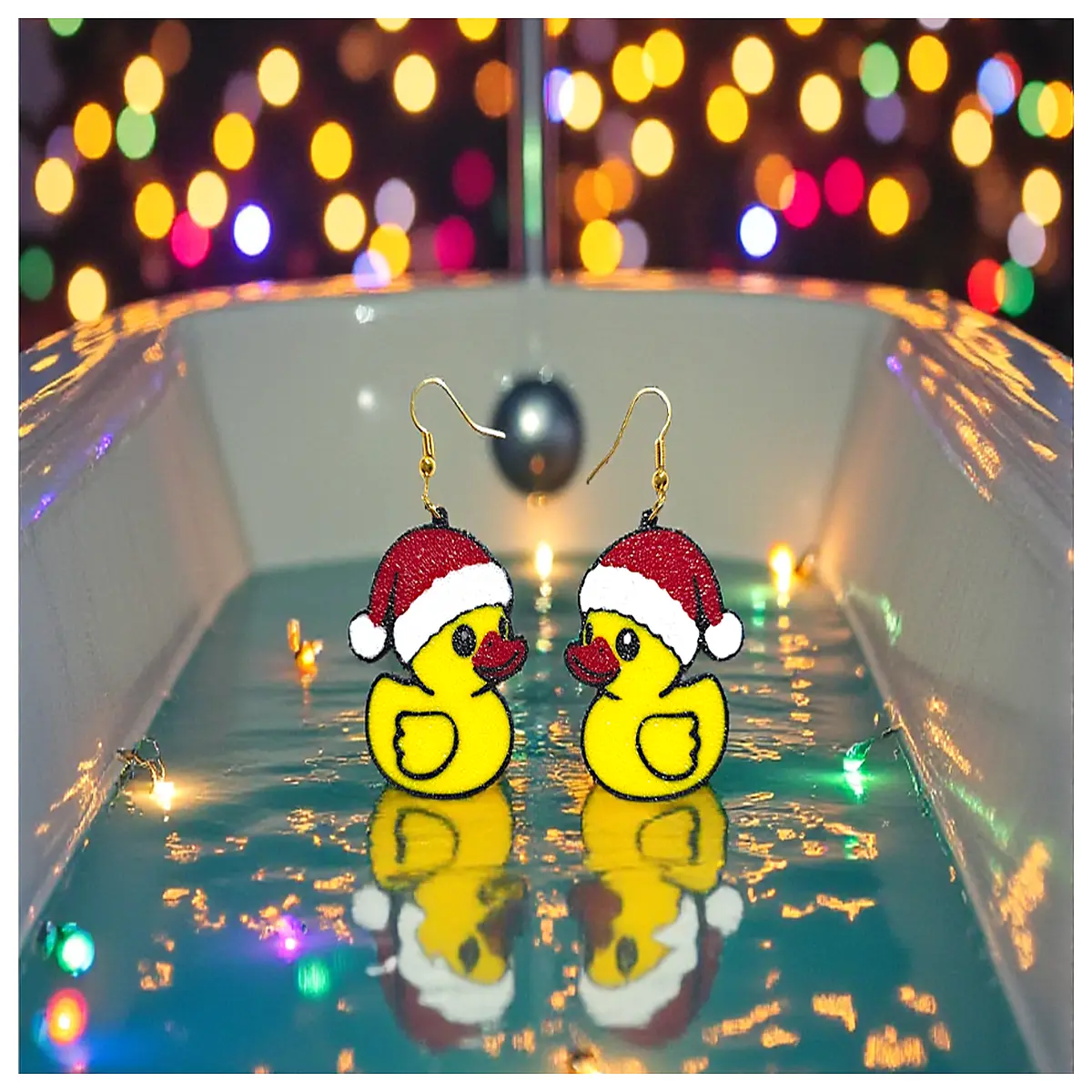 Christmas Duck Earrings Women s Festive Decoration Christmas Gift New Year Earring Duck Shaped Earrings Christmas Accessories