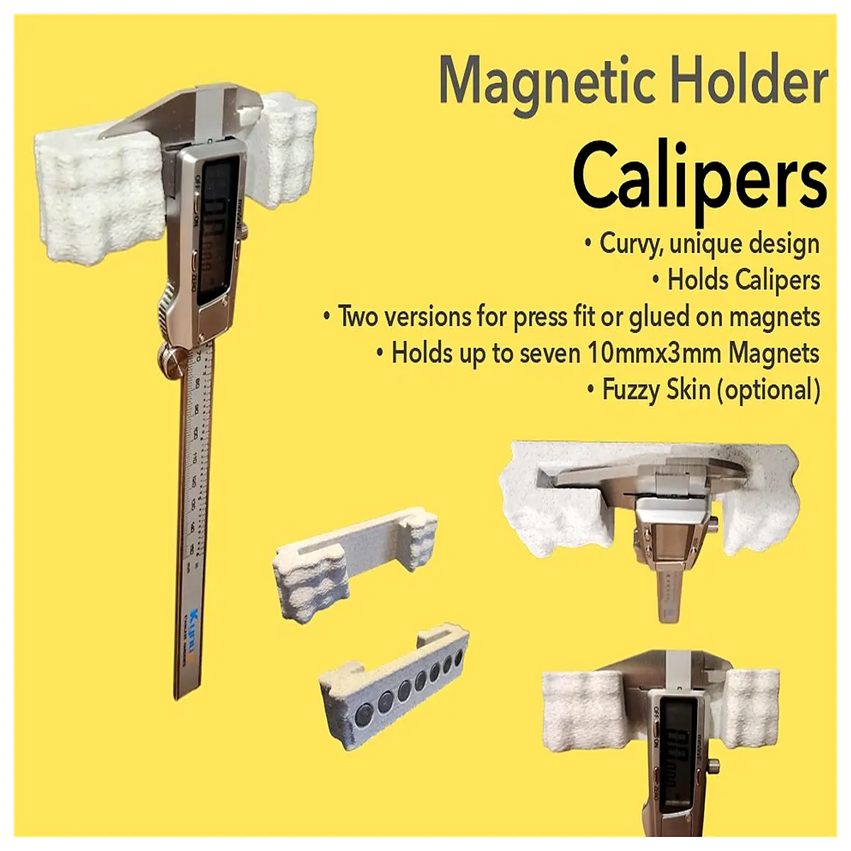 Magnetic Caliper Clamp Holder Measurement Stand Gripping Fixing Precision Tool Measurement Accessories Magnetic Caliper Parts