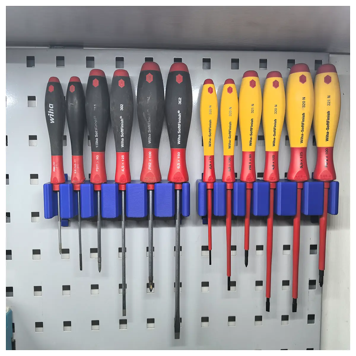 Weihan Screw Driver Holder Tool Organizer Fastener Storage Home Hardware Accessories Screw Driver Rack Repair Tool Accessories