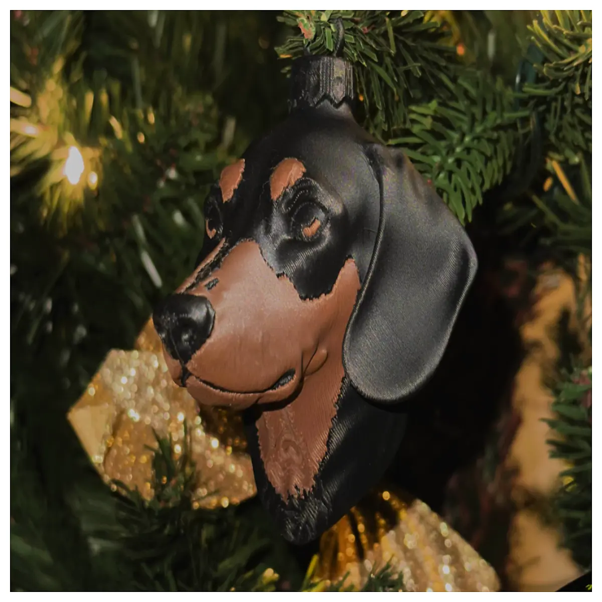 dachshund dog christmas ornaments hanging decorations for tree holiday party favors