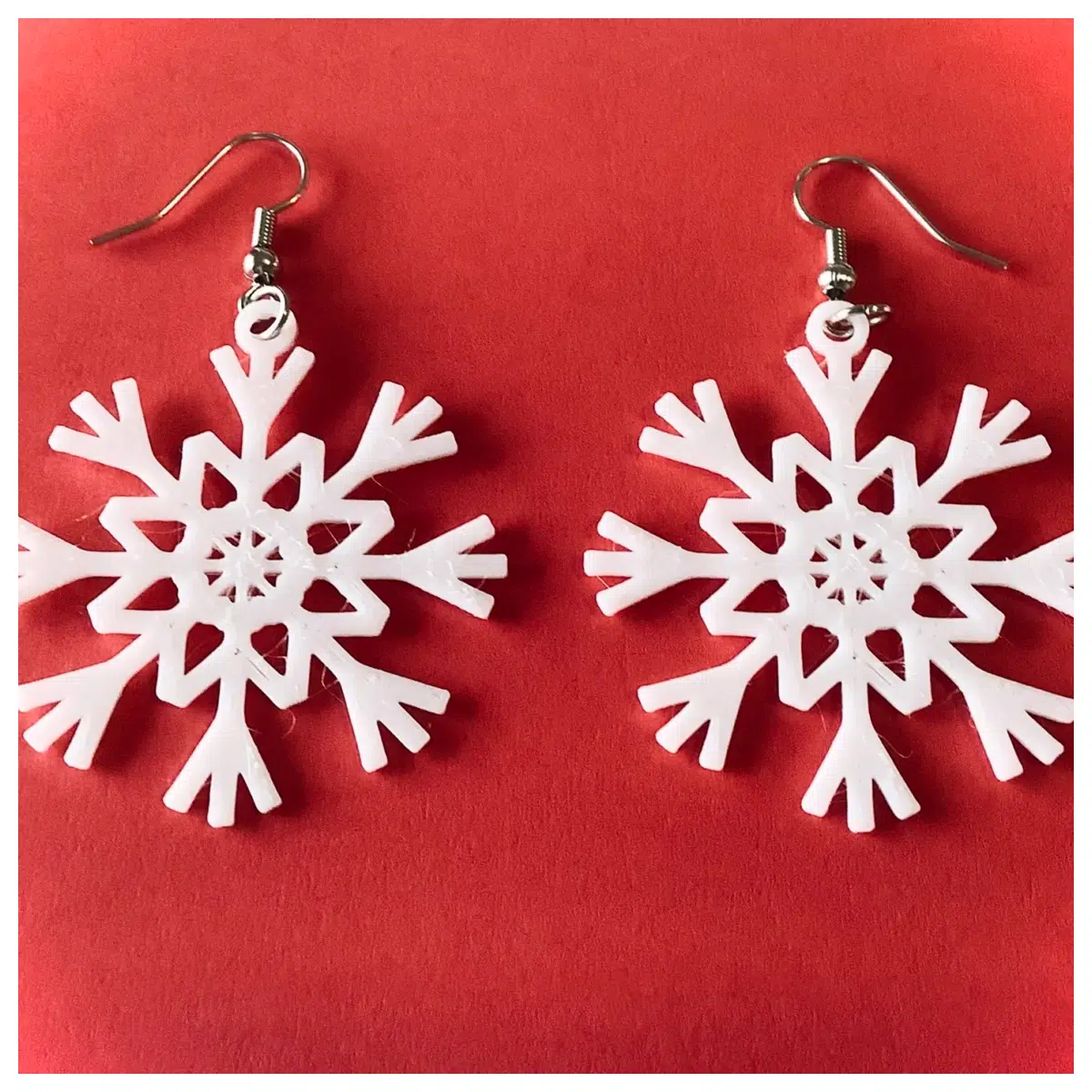 Snowdrop Earrings Women s Simple Stud Earrings Elegant Earrings Winter Accessories Graceful Snowflake Ear Drops