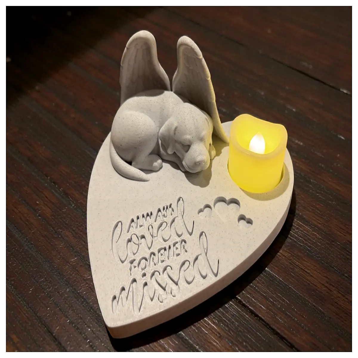 custom angel labrador memorial lost dog love sympathy card pet loss keepsake