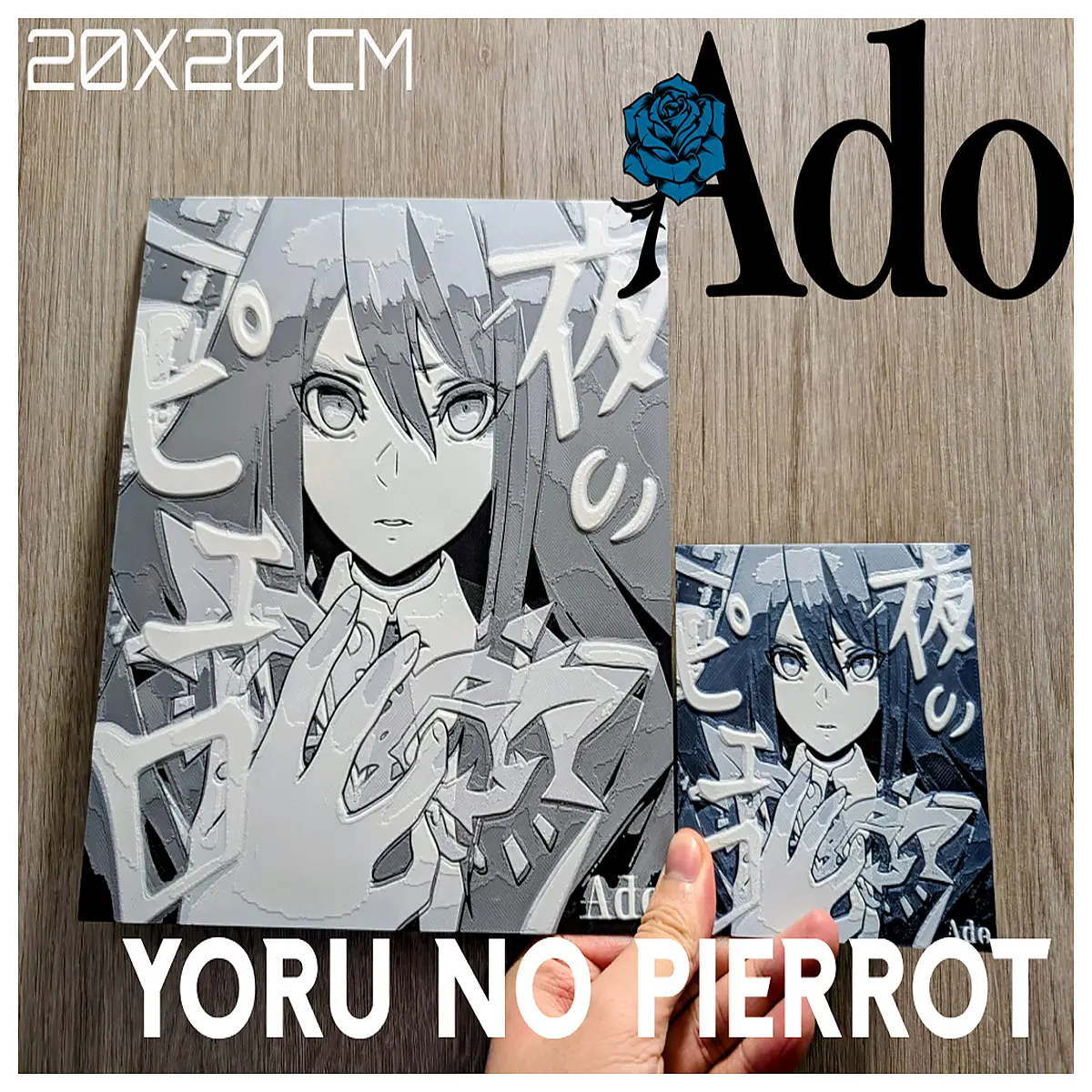 Yoru no Pierrot Ado Single Cover Music Download Lyrics Album Listen Anime Theme Song