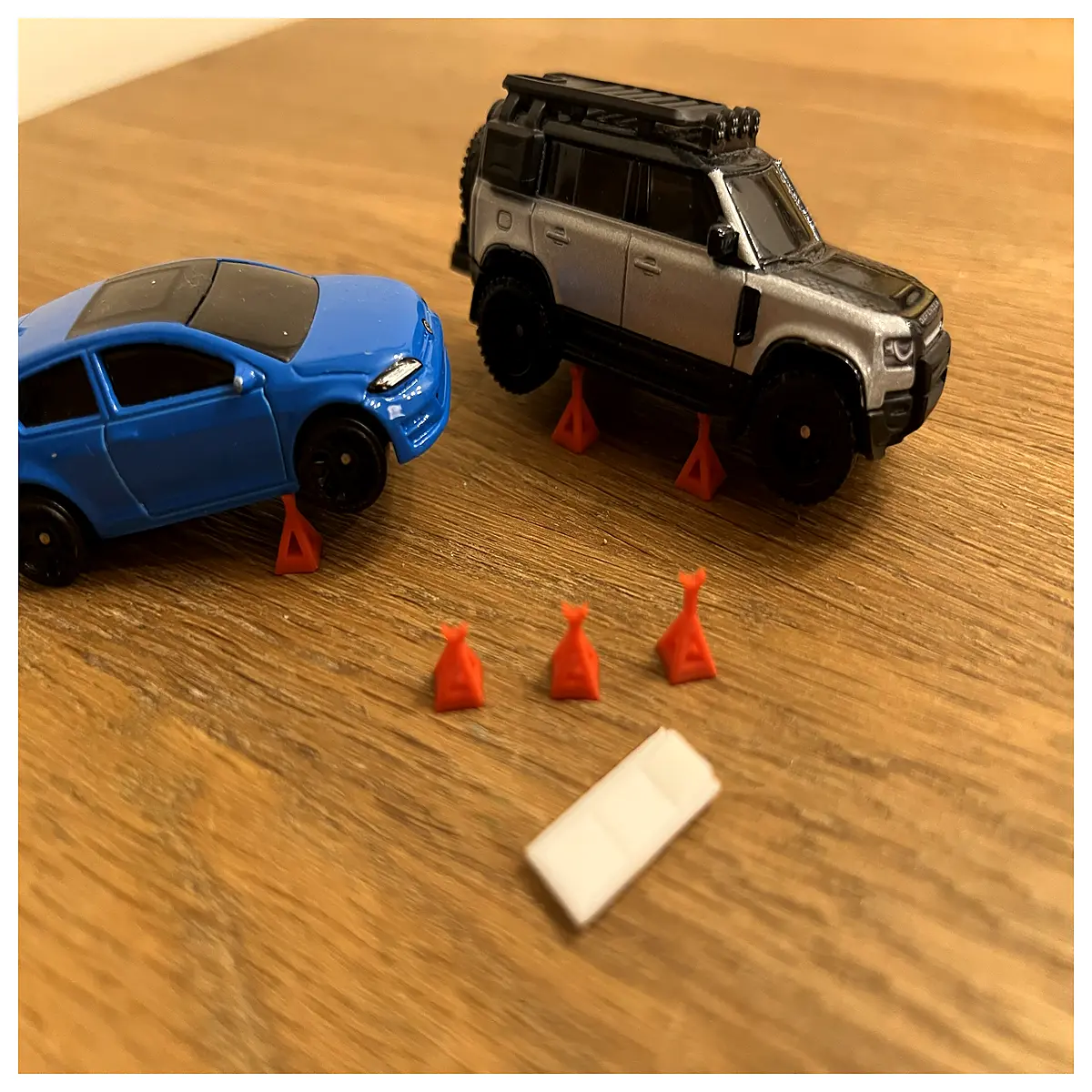 Jack Stands Car Repair Slide Board Set 1 64 Hotwheels Car Accessories Support Frame Vehicle Tools