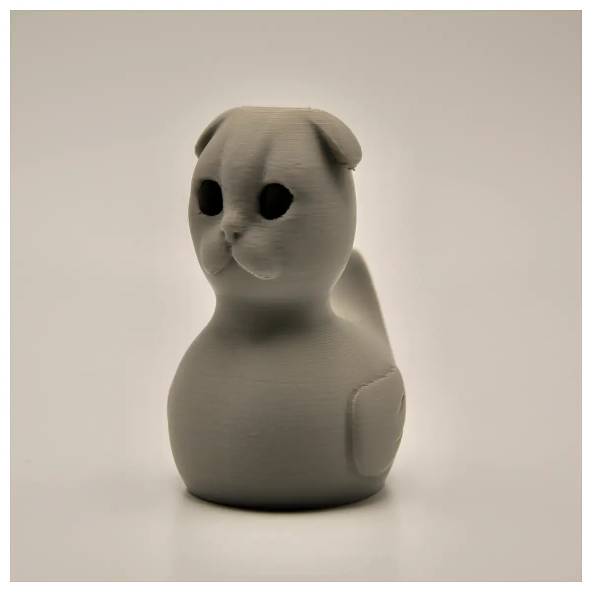 Scottish Fold Cat Duck Pet Cat Toy Interactive Play Kitten Puzzle Toy Fold Ear Cat Accessories Cat Play Cute Duck Toy