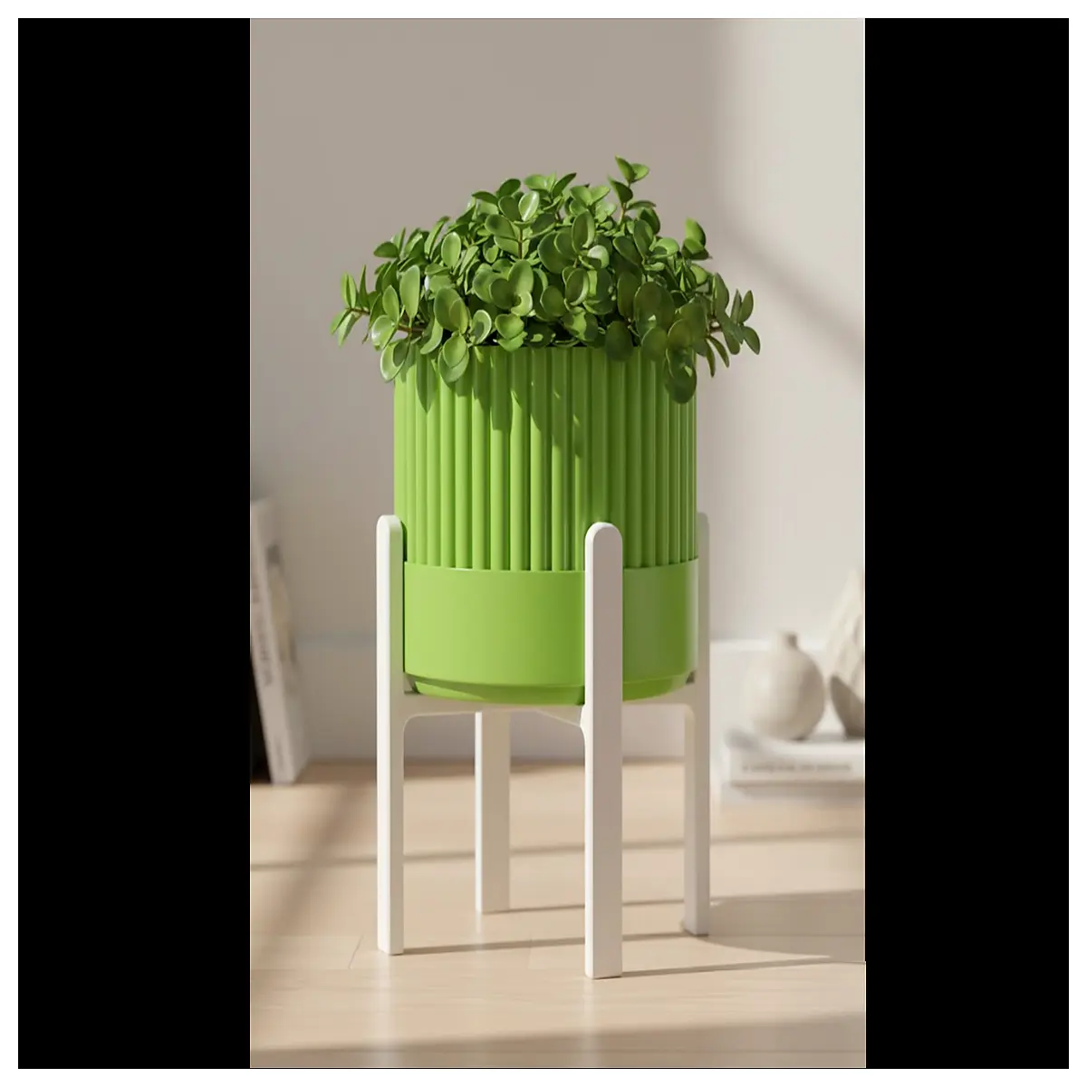 Tall Planter Pot Raised Planter for Indoor Plants Modern Decorative Planter Home Garden Flower Pot Stylish Planter Container