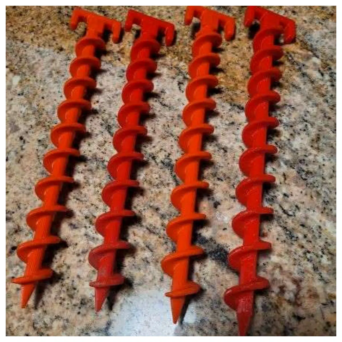 Beach Tent Stakes Strong Windproof Outdoor Camping Ground Anchors Easy Install Quick Setup Support Poles Beach Tent Accessories