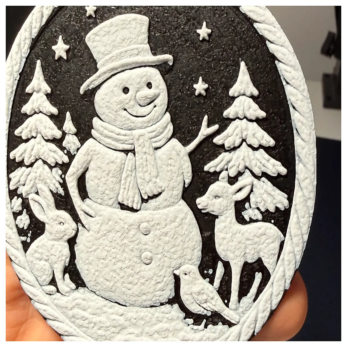 Snowman Figurine Festive Decoration Christmas Ornament Indoor Decor New Year Gift Creative Snowman Toy