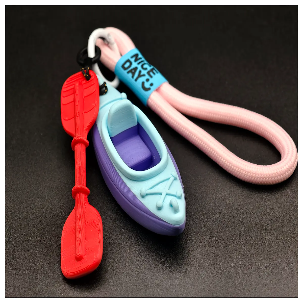 Q Version Paddle Boat Model Accessories Boat Decoration Boat Friend Gift Rowing Decoration Boat Girl Merchandise Boat Theme Decor