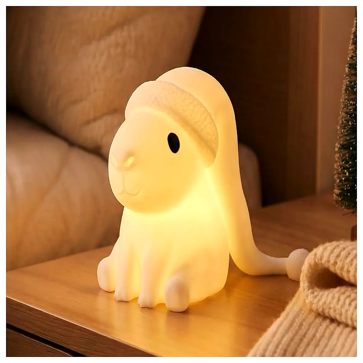 cute capybara tea holder candle cozy night decor