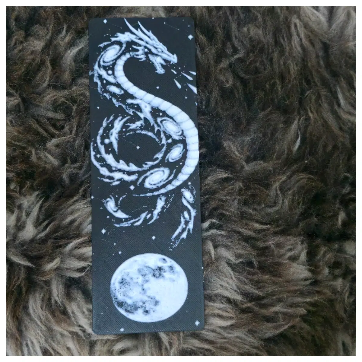Dragon Bookmark Starry Night Theme Dragon Design Bookmark Creative Bookmark Writing Accessory Student Gift Hobby Collection