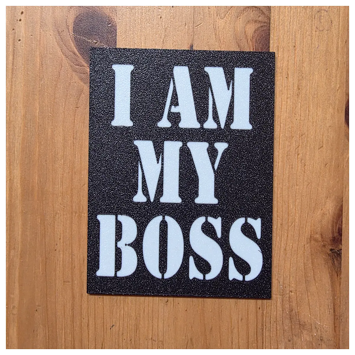 i am my own boss coaster funny motivational desk accessory for home office entrepreneur gift inspirational table mat